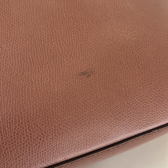 Michael Kors Dusty Rose Gold accents Leather Satchel Crossbody Bag - Picture 7 of 13